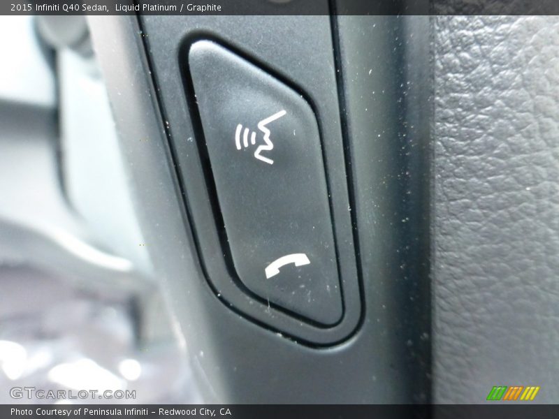 Liquid Platinum / Graphite 2015 Infiniti Q40 Sedan