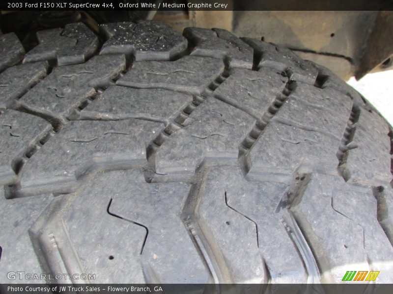 Oxford White / Medium Graphite Grey 2003 Ford F150 XLT SuperCrew 4x4
