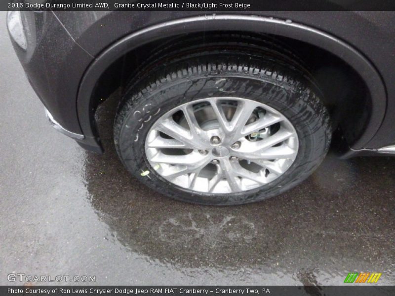 Granite Crystal Metallic / Black/Light Frost Beige 2016 Dodge Durango Limited AWD