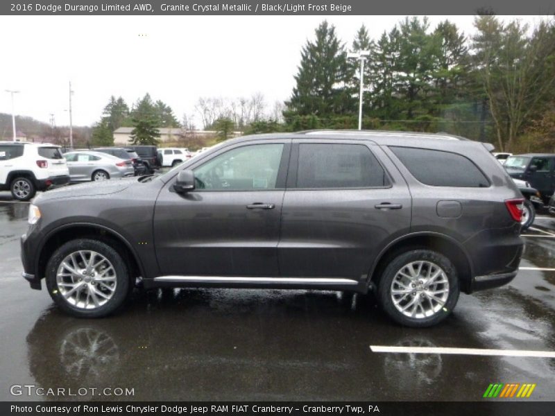 Granite Crystal Metallic / Black/Light Frost Beige 2016 Dodge Durango Limited AWD