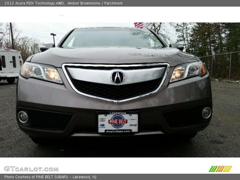Amber Brownstone / Parchment 2013 Acura RDX Technology AWD