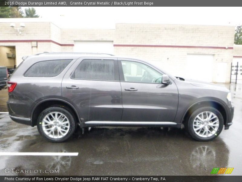 Granite Crystal Metallic / Black/Light Frost Beige 2016 Dodge Durango Limited AWD