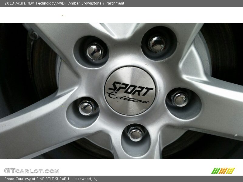Amber Brownstone / Parchment 2013 Acura RDX Technology AWD