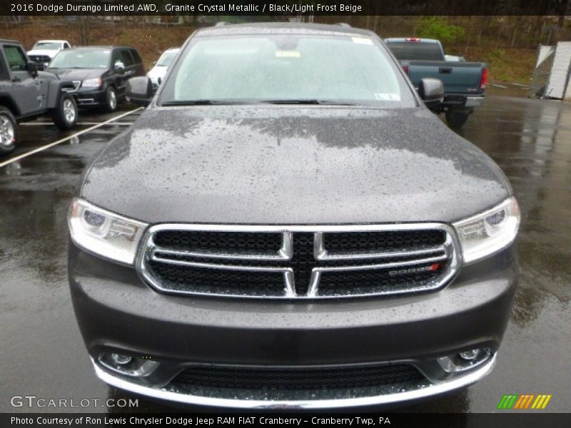 Granite Crystal Metallic / Black/Light Frost Beige 2016 Dodge Durango Limited AWD