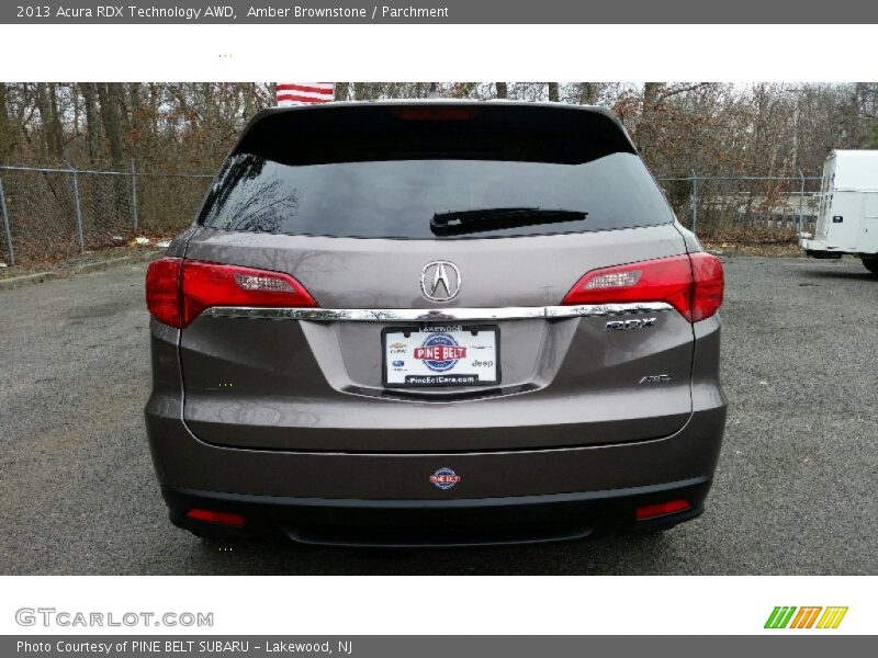 Amber Brownstone / Parchment 2013 Acura RDX Technology AWD