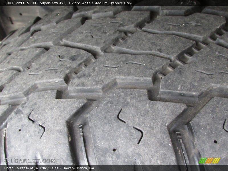 Oxford White / Medium Graphite Grey 2003 Ford F150 XLT SuperCrew 4x4