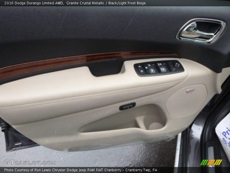 Granite Crystal Metallic / Black/Light Frost Beige 2016 Dodge Durango Limited AWD