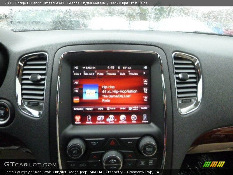 Granite Crystal Metallic / Black/Light Frost Beige 2016 Dodge Durango Limited AWD