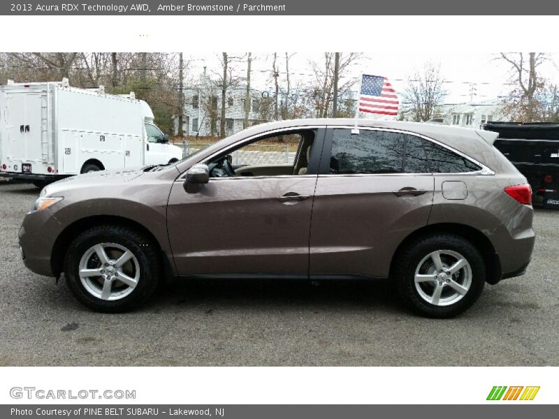 Amber Brownstone / Parchment 2013 Acura RDX Technology AWD
