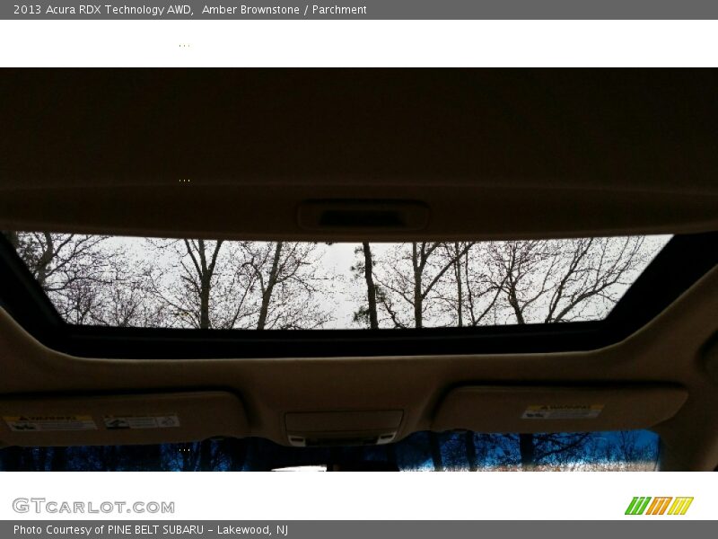 Amber Brownstone / Parchment 2013 Acura RDX Technology AWD