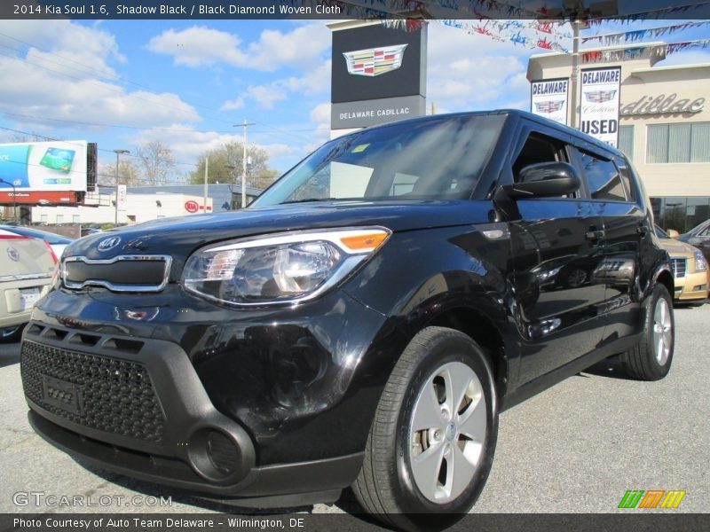 Shadow Black / Black Diamond Woven Cloth 2014 Kia Soul 1.6