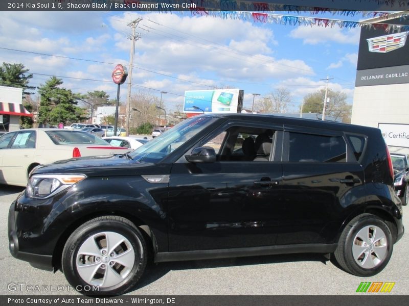 Shadow Black / Black Diamond Woven Cloth 2014 Kia Soul 1.6