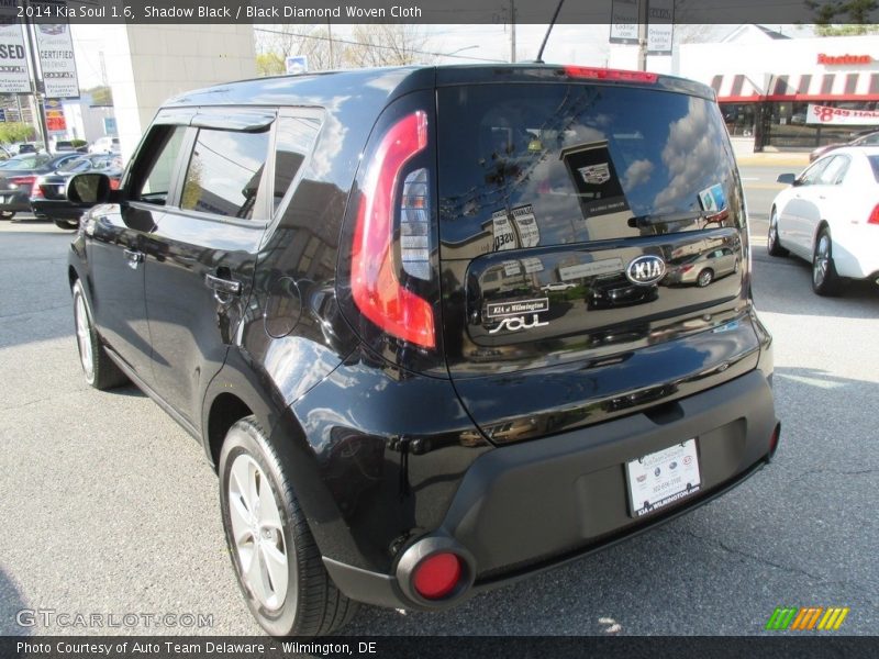 Shadow Black / Black Diamond Woven Cloth 2014 Kia Soul 1.6