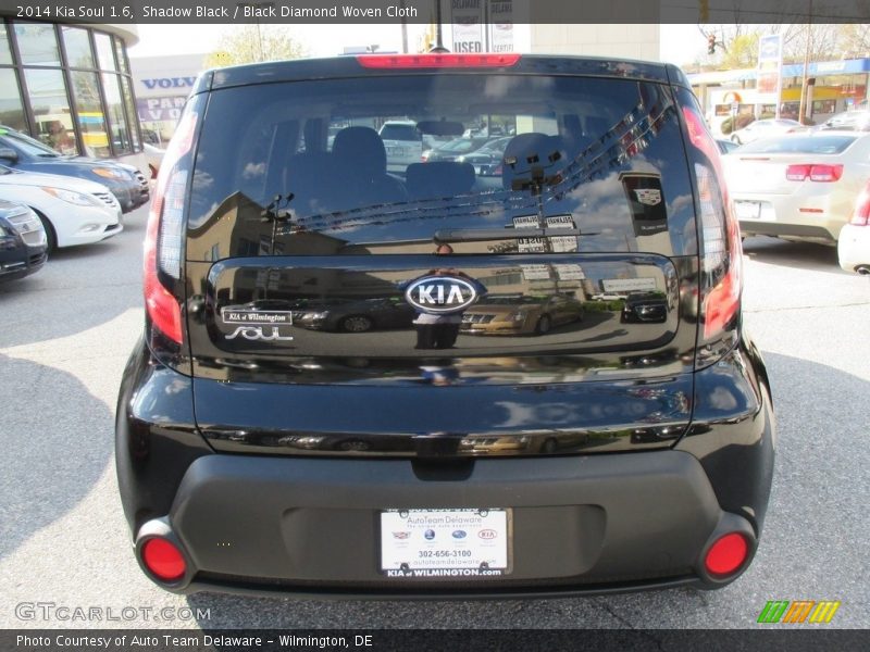 Shadow Black / Black Diamond Woven Cloth 2014 Kia Soul 1.6