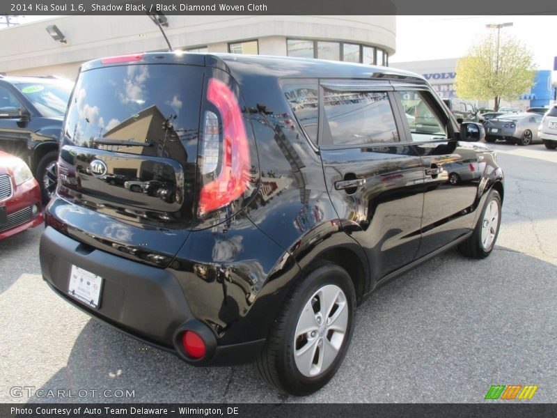 Shadow Black / Black Diamond Woven Cloth 2014 Kia Soul 1.6