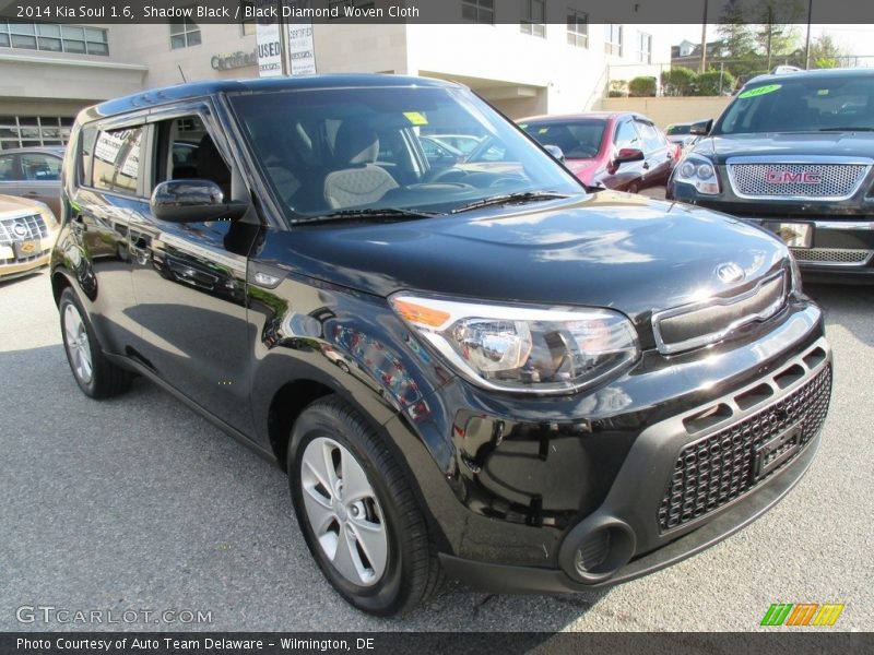 Shadow Black / Black Diamond Woven Cloth 2014 Kia Soul 1.6