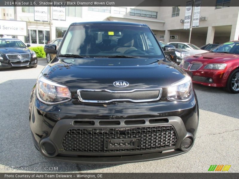 Shadow Black / Black Diamond Woven Cloth 2014 Kia Soul 1.6