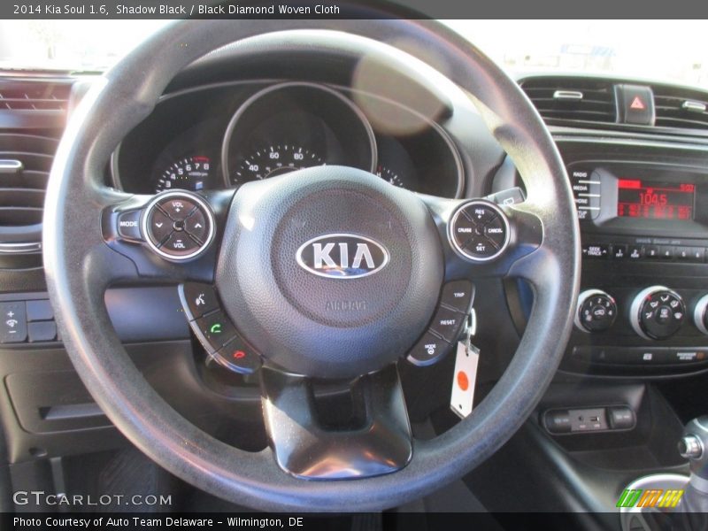 Shadow Black / Black Diamond Woven Cloth 2014 Kia Soul 1.6