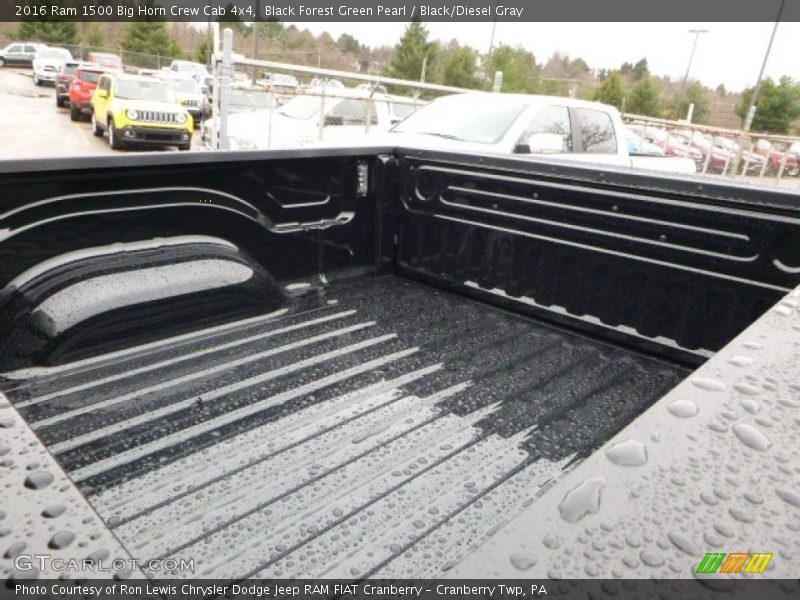 Black Forest Green Pearl / Black/Diesel Gray 2016 Ram 1500 Big Horn Crew Cab 4x4
