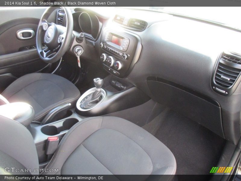 Shadow Black / Black Diamond Woven Cloth 2014 Kia Soul 1.6
