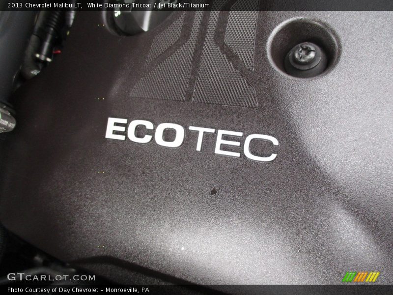 White Diamond Tricoat / Jet Black/Titanium 2013 Chevrolet Malibu LT