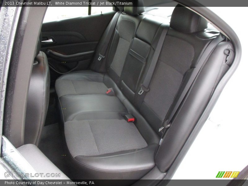 White Diamond Tricoat / Jet Black/Titanium 2013 Chevrolet Malibu LT