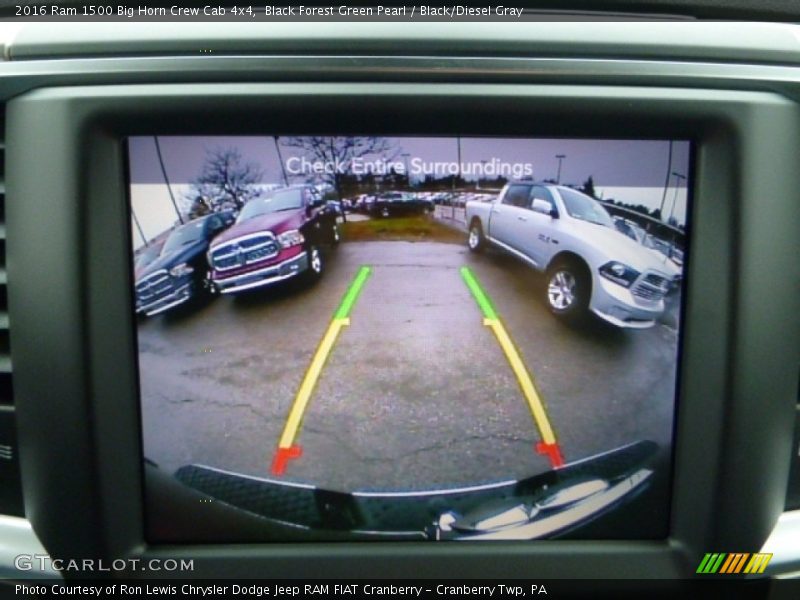 Black Forest Green Pearl / Black/Diesel Gray 2016 Ram 1500 Big Horn Crew Cab 4x4