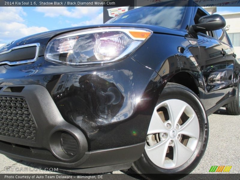 Shadow Black / Black Diamond Woven Cloth 2014 Kia Soul 1.6