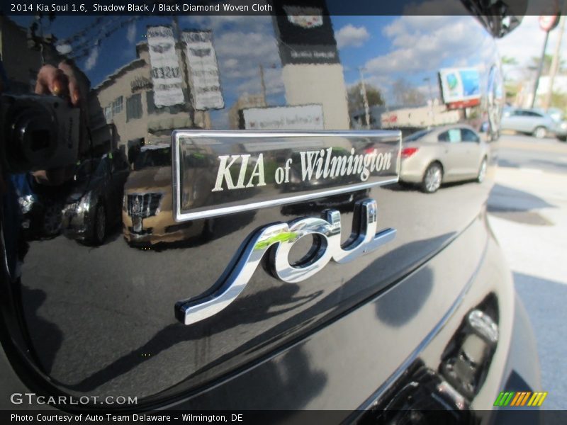 Shadow Black / Black Diamond Woven Cloth 2014 Kia Soul 1.6
