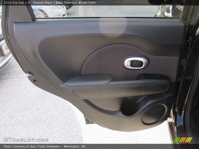 Shadow Black / Black Diamond Woven Cloth 2014 Kia Soul 1.6