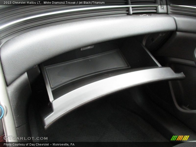 White Diamond Tricoat / Jet Black/Titanium 2013 Chevrolet Malibu LT