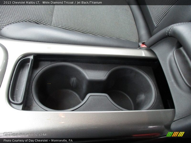 White Diamond Tricoat / Jet Black/Titanium 2013 Chevrolet Malibu LT