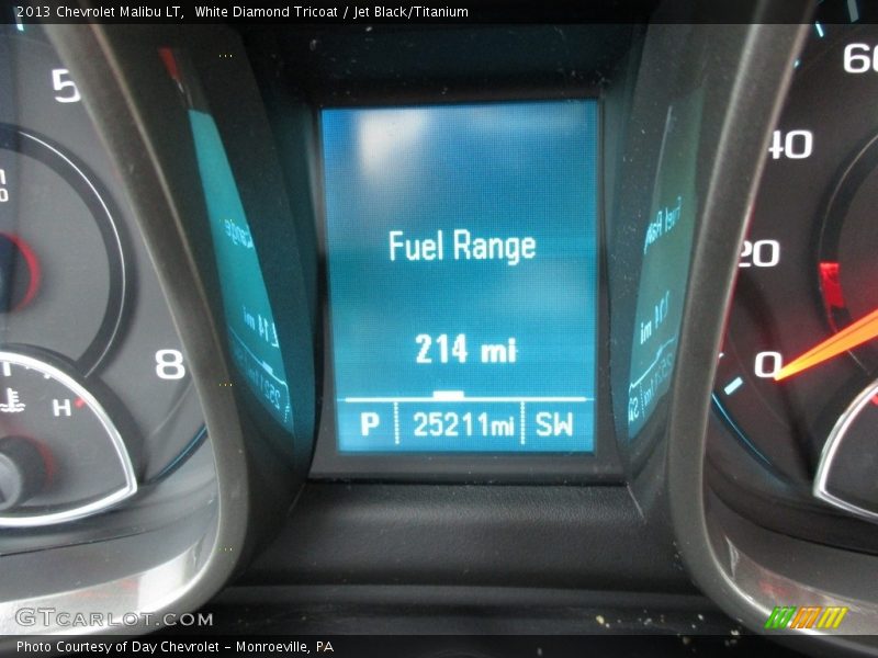 White Diamond Tricoat / Jet Black/Titanium 2013 Chevrolet Malibu LT