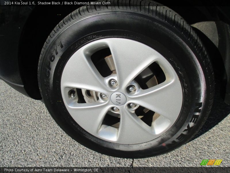 Shadow Black / Black Diamond Woven Cloth 2014 Kia Soul 1.6