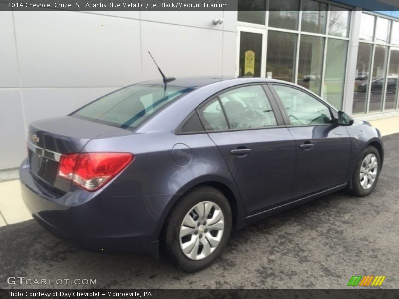Atlantis Blue Metallic / Jet Black/Medium Titanium 2014 Chevrolet Cruze LS