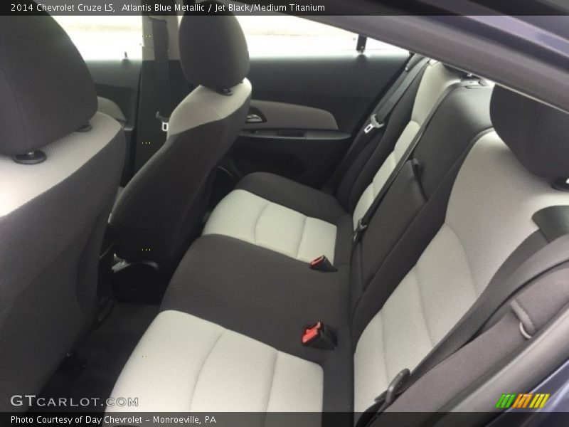 Atlantis Blue Metallic / Jet Black/Medium Titanium 2014 Chevrolet Cruze LS
