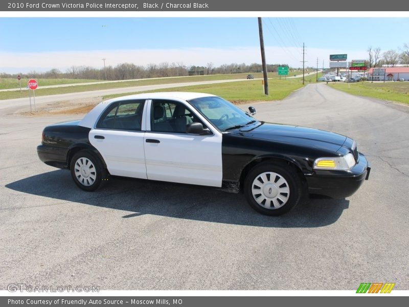 Black / Charcoal Black 2010 Ford Crown Victoria Police Interceptor