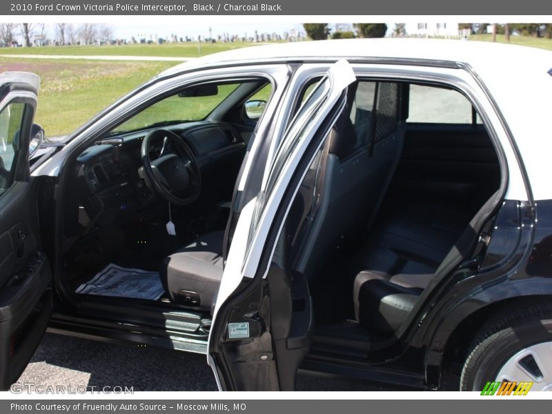 Black / Charcoal Black 2010 Ford Crown Victoria Police Interceptor