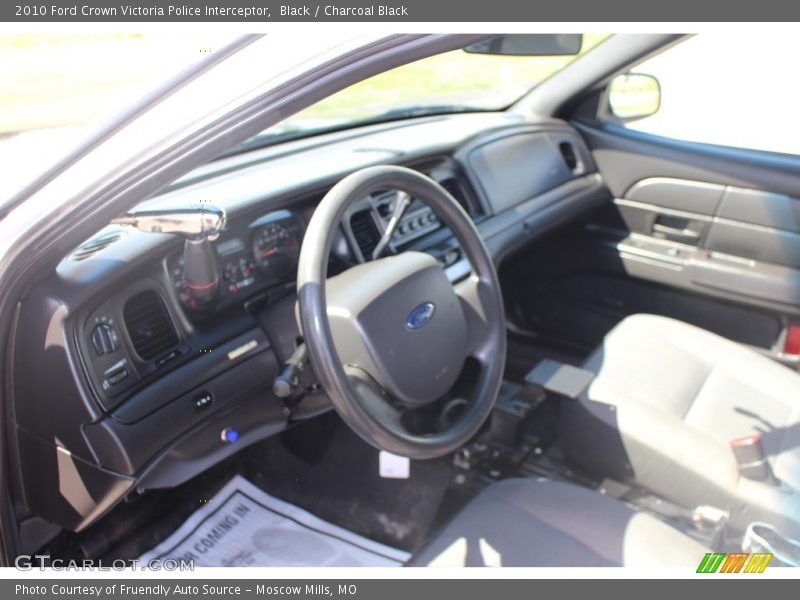 Black / Charcoal Black 2010 Ford Crown Victoria Police Interceptor