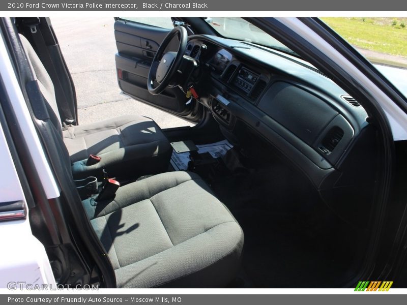 Black / Charcoal Black 2010 Ford Crown Victoria Police Interceptor