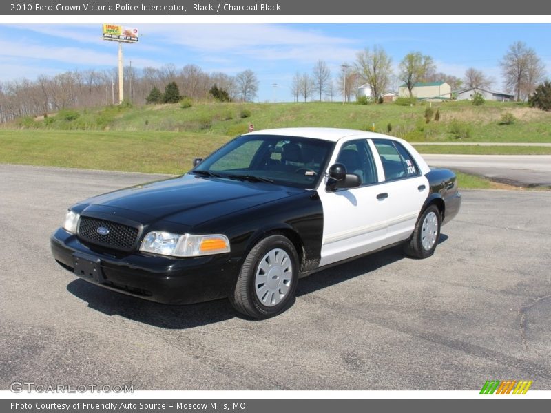 Black / Charcoal Black 2010 Ford Crown Victoria Police Interceptor