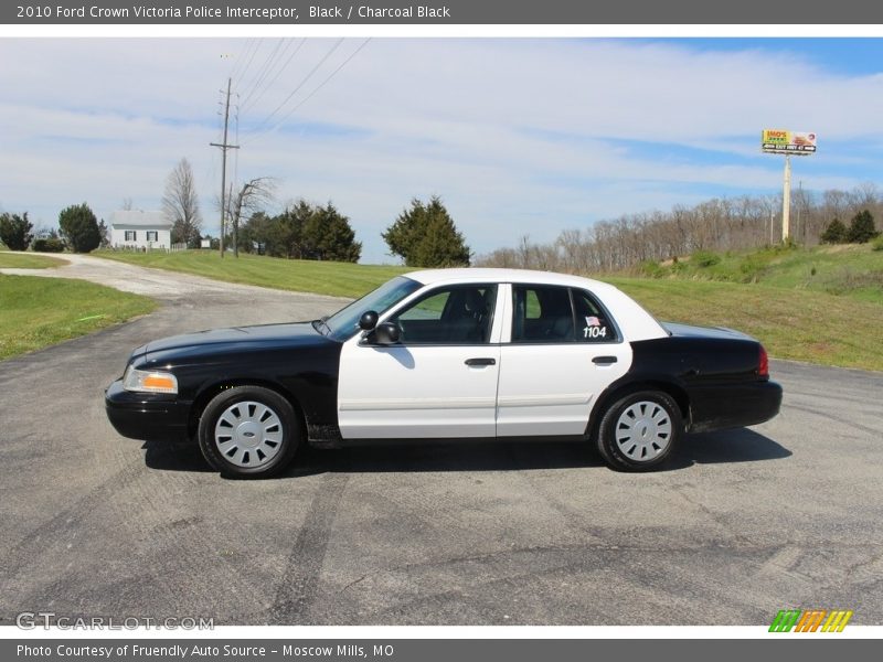 Black / Charcoal Black 2010 Ford Crown Victoria Police Interceptor