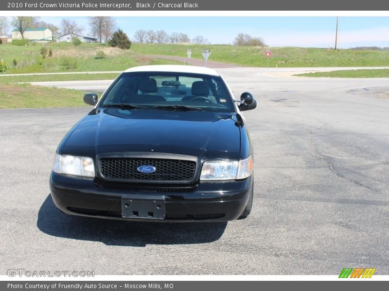 Black / Charcoal Black 2010 Ford Crown Victoria Police Interceptor