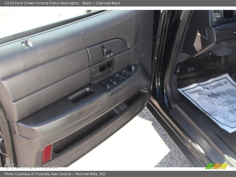 Black / Charcoal Black 2010 Ford Crown Victoria Police Interceptor