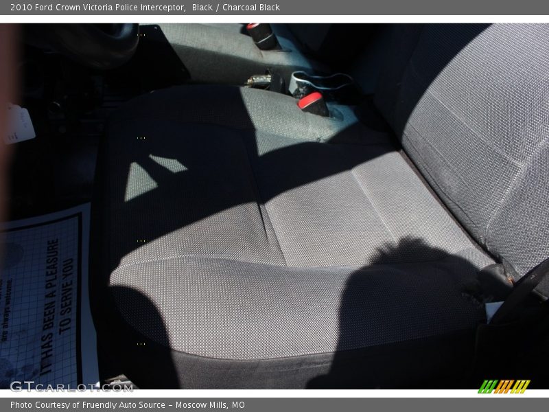 Black / Charcoal Black 2010 Ford Crown Victoria Police Interceptor