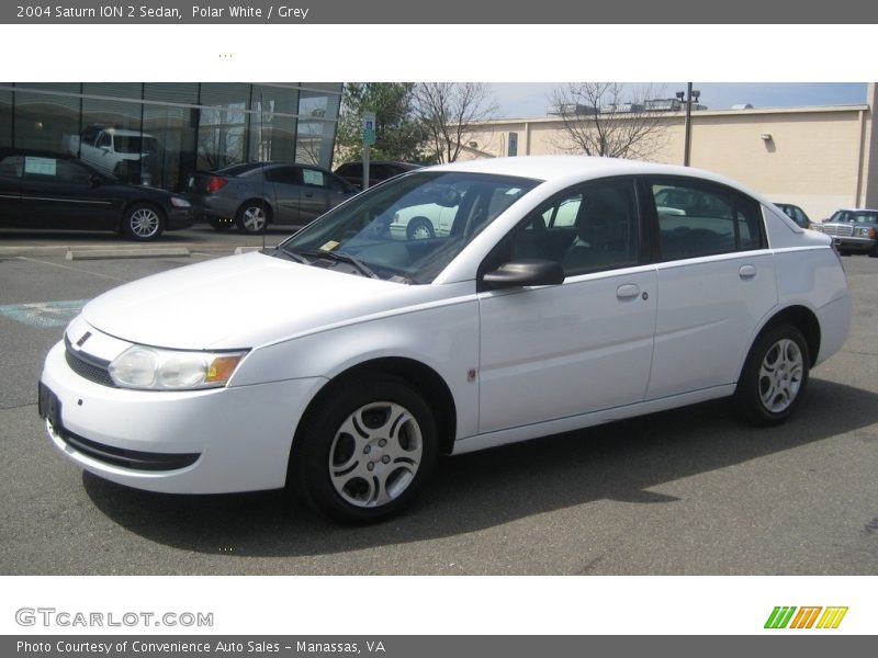 Polar White / Grey 2004 Saturn ION 2 Sedan