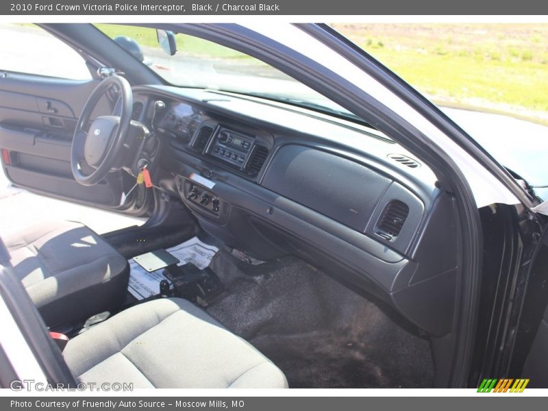  2010 Crown Victoria Police Interceptor Charcoal Black Interior