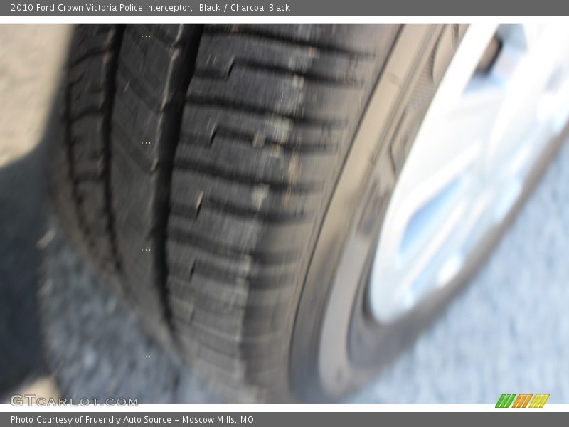 Black / Charcoal Black 2010 Ford Crown Victoria Police Interceptor