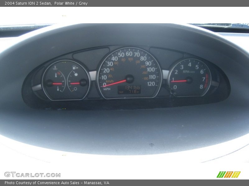 Polar White / Grey 2004 Saturn ION 2 Sedan