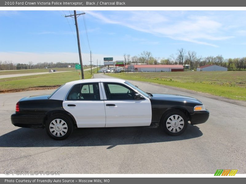 Black / Charcoal Black 2010 Ford Crown Victoria Police Interceptor